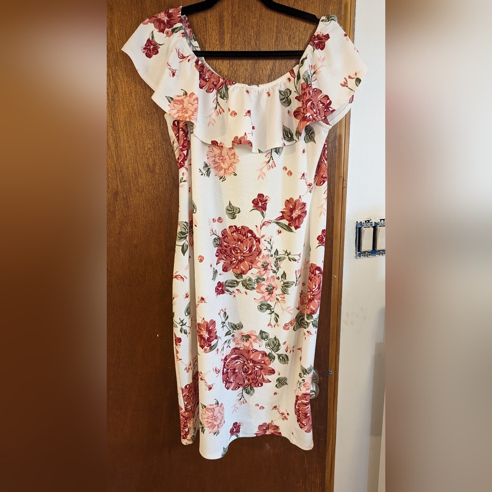 Floral Off-Shoulder Dress
